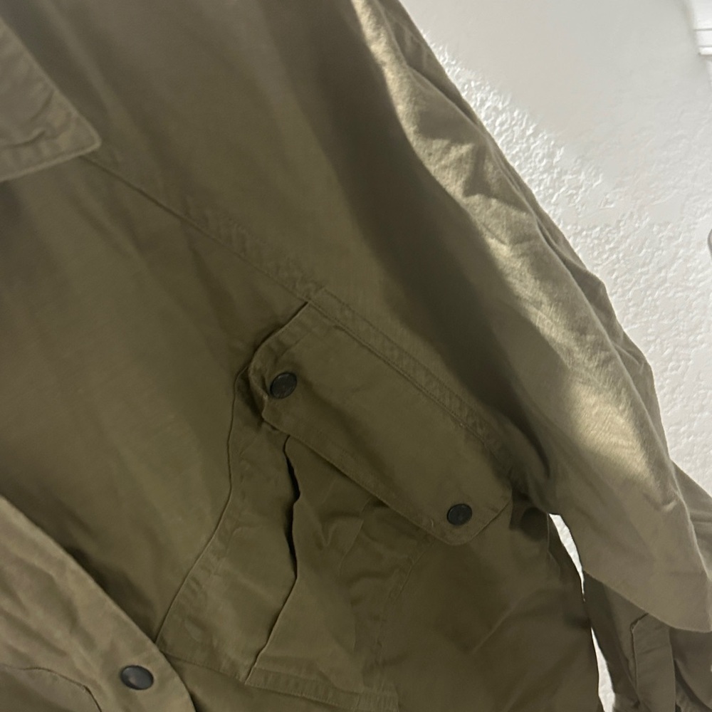 Together Olive Green Button-Down Shirt - Picture 3 of 4